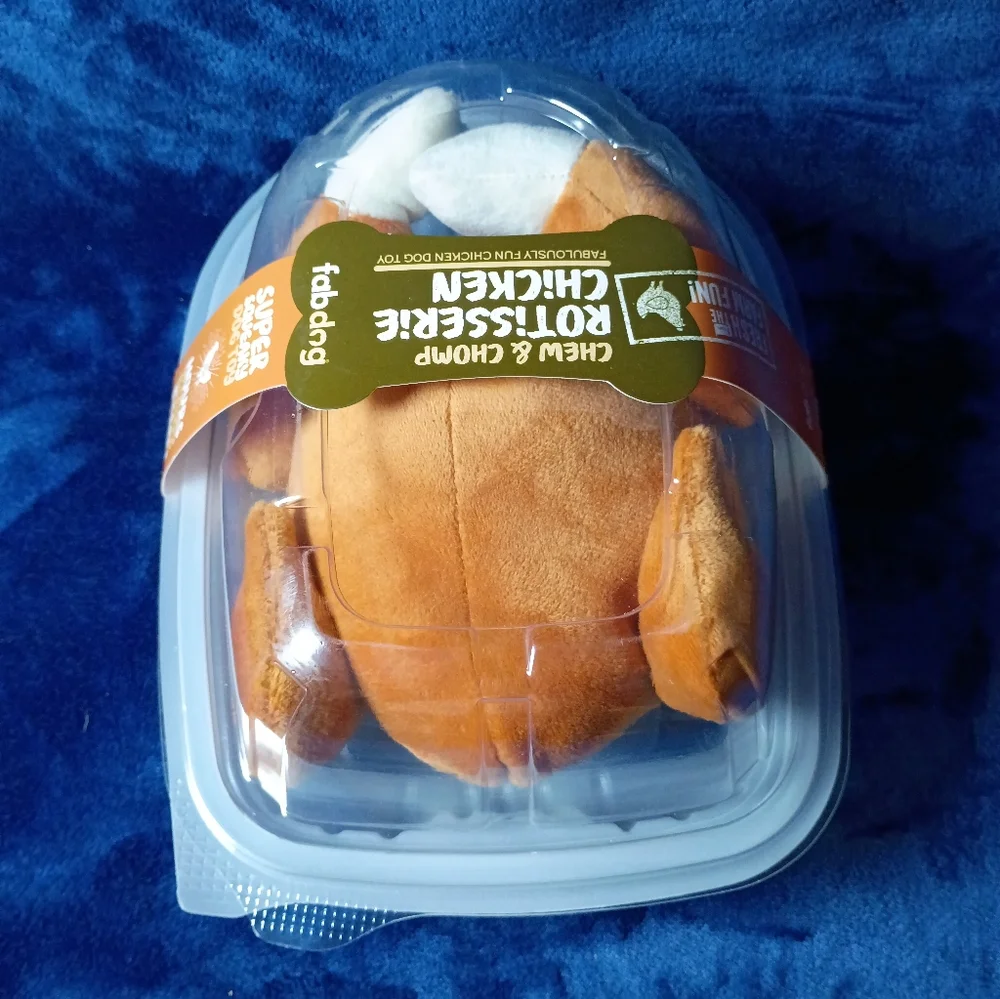 Rotisserie Chicken Plush Dog Toy - Picture 5 of 6
